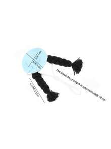 Pet Double Ponytail Helmet Hat, Mini Straw Hat Style Headwear For Small Pets, Fashion Multi-Color Hair Accessory For Hamsters, Birds, Guinea Pigs - Portable - View 8