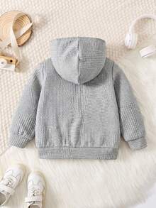 Jaket Rajut Lengan Panjang Berkerudung Depan Terbuka, Kasual, Serbaguna, Nyaman, dan Cocok untuk Anak Laki-Laki Remaja, Cocok untuk Sekolah, Taman, Pantai, Ulang Tahun, Musim Semi, Musim Panas, Musim Gugur, dan Musim Dingin. - Grey - View 7