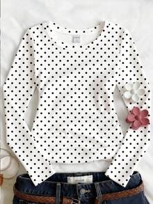3PCS Tween Girls T-Shirts - Multicolor - View 7