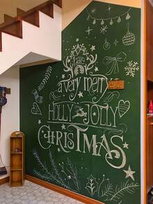 Magnetic Chalkboard Wall Sticker Peel And Stick Erasable Self Adhesive Learning Drawing Painting Board Home Classroom Reusable Write On Wipe Off Surface - Multicolor - View 8