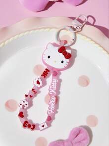 HELLO KITTY AND FRIENDS | SHEIN KT Series PVC Keychain - Pink - View 2