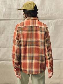 Norleigh Multicolor Plaid Long Sleeve Men's Shirt With Regular Hem And Collared Neckline Woven Fabric Casual Style Fit Button Front Collar Preppy Length - Multicolor - View 3