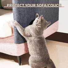 Self-Adhesive Cat Scratch Pad, Scratch Mat For Cats To Protect Furniture, Corners, Walls Indoor - 30cmX60cm - View 9