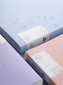 Carpeta de documentos de unicolor multicapa tamaño A4 con páginas interiores transparentes para la gestión de documentos, gran capacidad, organizador, útiles escolares, equipo de estudio esencial para la organización - Multicolor - Ver 8