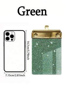 1pc Sparkling Glitter Acrylic Clipboard - PMMA Material, 6 Vibrant Colors (Blue, Pink, Green, Purple, Yellow, White) With Metallic Edges & Sparkling Glitter - Compact Portable Design For Classroom, Office, School, Notebooks & Journals - Multicolor - View 15