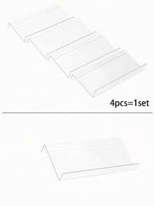 1pc/1set(4pcs) Acrylics Multi-Functions Drawers Makeup Organizers Boxes, Vanity & Kitchen Countertops Storage Racks, For Cosmetics, Perfumes, Spice Jars, Seasonings, Ideal For Bedrooms, Bathrooms, Kitchens, Vanity, Dressers Drawers Organizations Sets - Clear - View 12