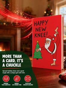 Muroi Mono 1 bộ thiệp chúc mừng Giáng sinh hài hước, thiết kế ông già Noel ngồi trên bồn cầu Yule Log, thiệp Noel ngày lễ phong cách táo bạo, thiệp Giáng sinh độc lạ hài hước cho gia đình bạn bè đồng nghiệp, thiệp ghi chú quà tặng ngày lễ theo mùa vui nhộn - Nhiều màu - Xem 8
