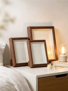 1 Desktop Photo Frame. Beautify Your Precious Memories With This Frame. Perfect For Desktop Display, An Ideal Gift For Friends, Wedding Anniversaries And Valentine's Day, A Lovely Couple Photo Frame - Coffee Brown - View 5