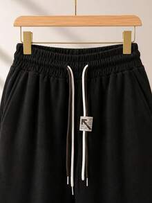 Set Of 3 Wide Leg Pants For Women, Multicolor. Functional Pockets, Natural Waist Fit, Double Lace, Ribbed Texture. You Will Receive 3 Pounds In Random - Multicolor - View 4