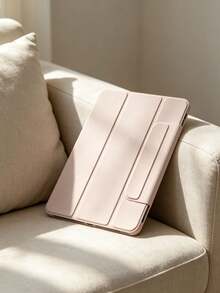Kompatibel dengan Pelindung Tablet: Dudukan Magnetik Dua Sisi 11 Inci dengan Slot Pena dan Penyangga. - Berwarna merah muda - View 2