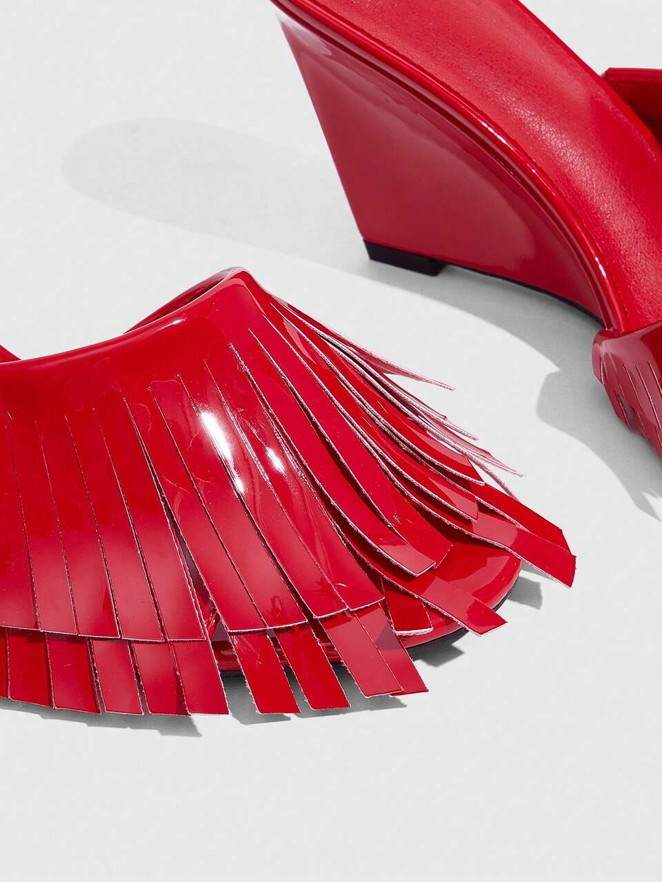 CUCCOO SZL Women's Fringed Design Elegant Fashion High-Heeled Sandals