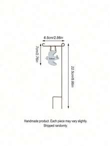 Haus Hana Courtyard Pigeon Flower Decoration, Japanese Style Iron Flower Garden Balcony Ornaments, Grocery Decoration Succulent Pot Flowerpot Metal Decoration Inserts, Multi Style Courtyard Decoration Inserts For Lighthouses, Outdoor Courtyard Label Stakes. - multicolor - View 10