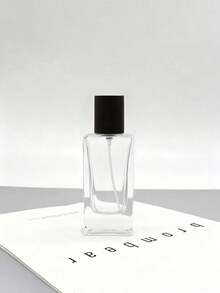 Haus Hana 1 Stück quadratische klare Glas Sprühflasche, leerer Parfüm Nachfüllflasche mit Hals, Mini Parfüm, Reiseflaschen Set - Verschiedenfarbig - Übersicht 10