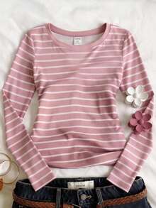3PCS Tween Girls T-Shirts - Multicolor - View 7