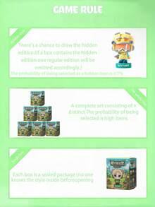 POKOJA LAND Mystery Box/Blind Box/Surprise Box/Random Box(Non-Plush Filling) - Tide play blind box - View 6