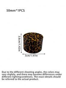 Metal Leopard Print Grinder, 4-Layer Manual Crusher, Grinding Mortar, Herb Grinder, Rolling Tool Accessories - Leopard Print - View 12