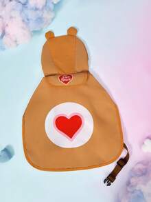 Care Bears X PETSIN 可愛休閒印花寵物雨衣 - 棕色 - 查看 2