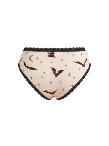 AltBold Set 4 pcs Celana Dalam Wanita Seksi Motif Grafis Y2K Model Segitiga - MultiWarna - View 17