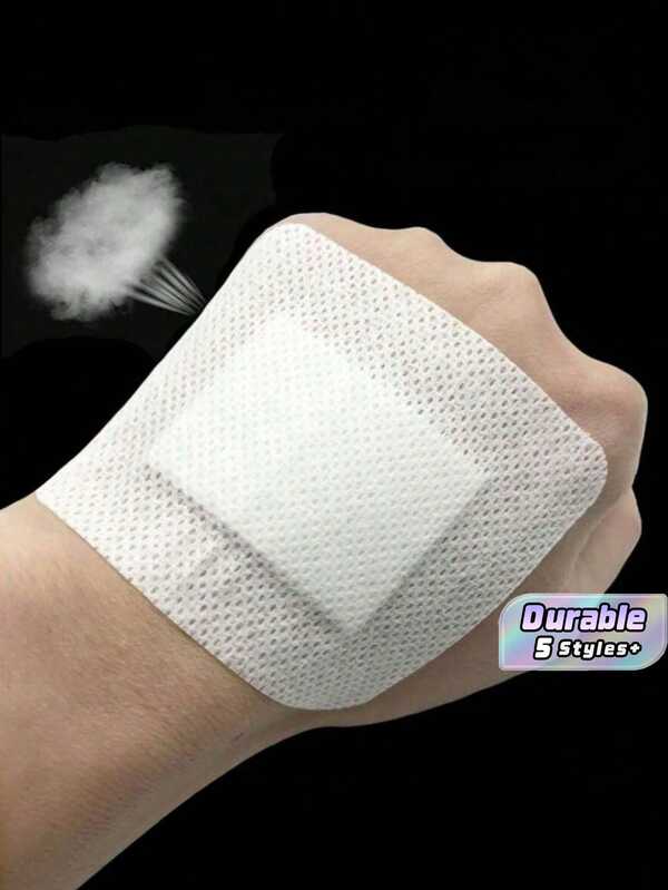 Anti-Allergic Wound Dressing Pads, Non-Stick Breathable Gauze Patches, Self-Adhesive Bandages Made Of Spunlaced Non-Woven Fabric, Transparent Elastic Adhesive Patches For Protection
