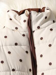 Tween Girl Winter Casual Reversible Jacket - Beige - View 8