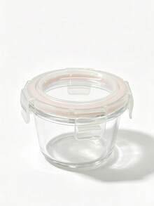 3pcs - Thickened Glass Food Storage Jars With Airtight Lids, Food Storage Jar Set - Perfect For Picnics, Food Preparation, Refrigerator Storage, Also Suitable For Food Storage, High-Temperature Microwave Ovens And Freezers, Mini, Portable, Cute And Durable Design. - Multicolor - View 8