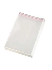 100pcs 5mil Thickness DoubleLayer OPP Plastic SelfAdhesive SelfSealing Transparent Waterproof Dustproof Reusable Durable EasyOpen Resealable Garment Packaging Bags Clothing Storage Gift Wrapping Travel Home Office Storage Supplies MustHave - multicolor - View 7