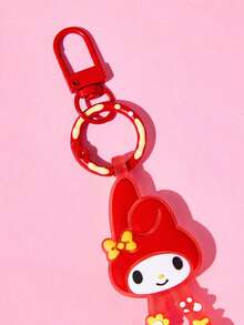 HELLO KITTY AND FRIENDS | SHEIN KT系列PVC鑰匙圈 - 紅色 - 查看 6