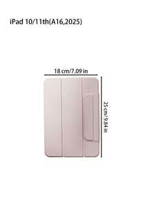 Kompatibel dengan Pelindung Tablet: Dudukan Magnetik Dua Sisi 11 Inci dengan Slot Pena dan Penyangga. - Berwarna merah muda - View 5