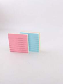 100/200 Sheets Lined Sticky Notes (4 Colors) – Portable Student Note Markers – Self-Adhesive & Easy To Apply – For Office, Home, And School – Available In Large And Small Sizes – Handy Office & Back-To-School Essential - Multicolor - View 7