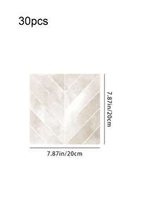 5/30Pcs Self-Adhesive Wall Tiles, Each 7.87in/20cm Inches, 3D Peel And Stick Tile Splashbacks, Waterproof Oil-Proof For Kitchen & Bathroom, Customizable Kitchen Decor - Beige - View 10