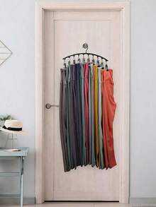 1pc Clothes Hanger, Rotatable Hanging Rack, Space-Saving Curved Hanger For Yoga Pants And Leggings - Closet Organizer With 10 Clips, Pants Socks Hanger For Clothes Shops Valentine DAY, Valentines Wedding, Birthday - Multicolor - View 7