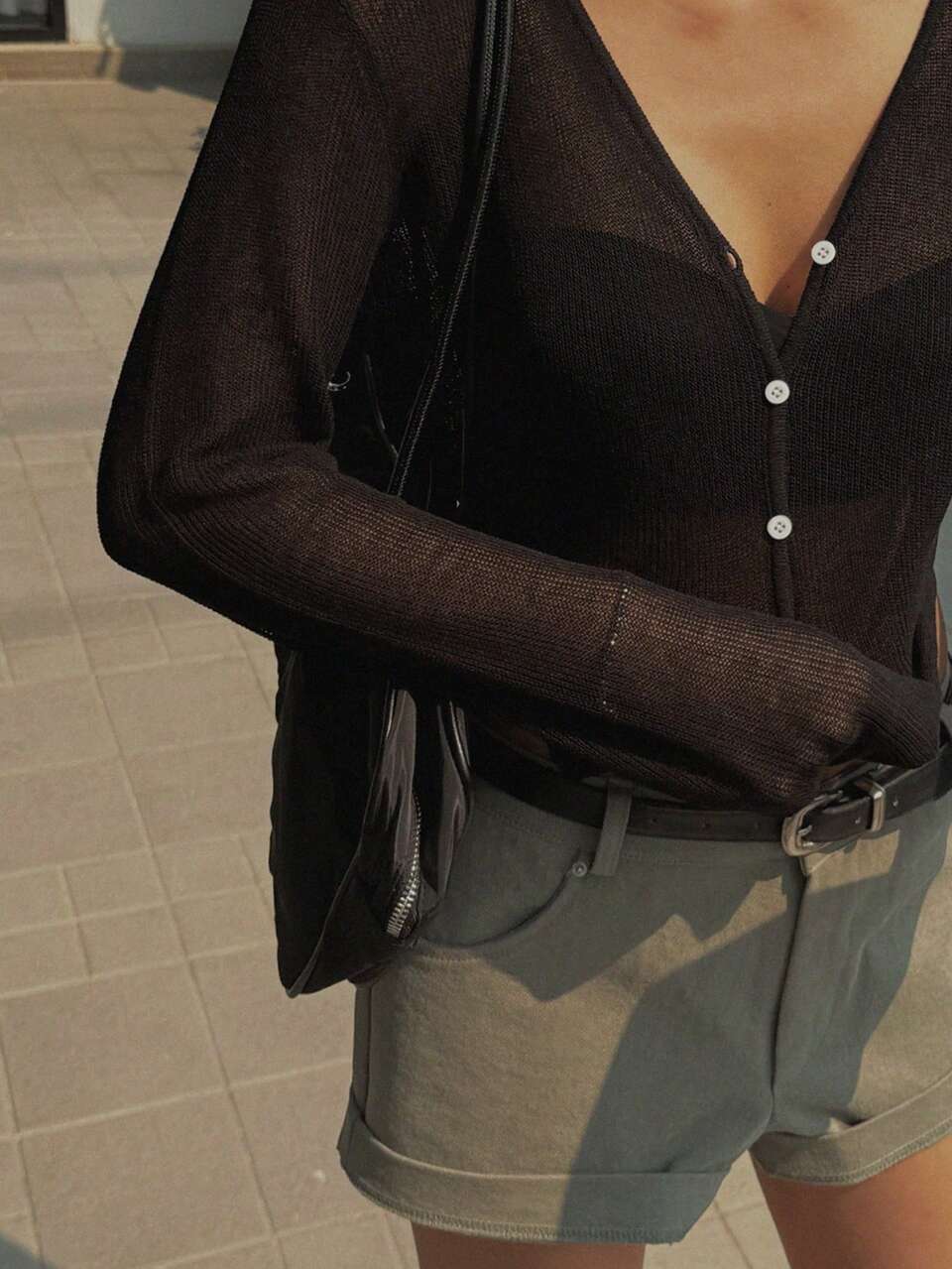Women's Casual Versatile Solid Color Thin Cardigan