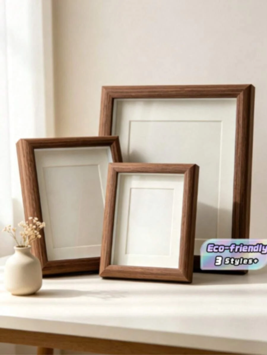 1 Desktop Photo Frame. Beautify Your Precious Memories With This Frame. Perfect For Desktop Display, An Ideal Gift For Friends, Wedding Anniversaries And Valentine's Day, A Lovely Couple Photo Frame - Coffee Brown - View 1