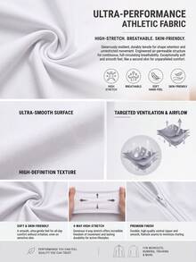 Mono deportivo ajustado de manga corta blanco para mujer Powerista, para fitness, gimnasio, running y yoga, estilo pitalles, moda para otoño e invierno, verano y otoño - Blanco - Ver 9