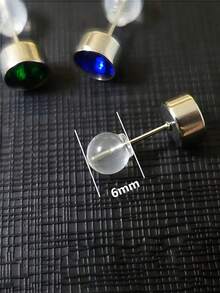 Hypoallergenic Clear Silicone Earring Stoppers – Soft Cylindrical Backs For Stud Post Earrings, Jewelry Making Supplies - multicolor - View 3