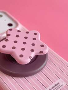 ShellaStory Film Lembut Cocok Untuk Casing Ponsel 17pm Apple 16 Titik Bintang Braket Magnetik 15 Garis Benturan Warna 17 Mode, Personalisasi, Kreativitas, Geometri, Gaya Sederhana, Gaya Benturan Warna, Niche, Gaya Ins - Berwarna merah muda - View 3