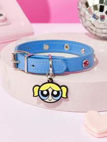 THE POWERPUFF GIRLS X PETSIN Adjustable Cute Pendant Collar For Pets - Multicolor - View 3