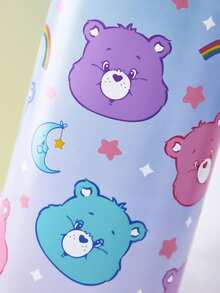 SHEIN X Care Bears 16盎司/500毫升不鏽鋼防漏水杯，附蓋子與彈出式吸管，適合居家飲用、戶外旅行，送禮首選 - 彩色 - 查看 7