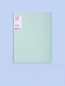 Carpeta de documentos de unicolor multicapa tamaño A4 con páginas interiores transparentes para la gestión de documentos, gran capacidad, organizador, útiles escolares, equipo de estudio esencial para la organización - Multicolor - Ver 5