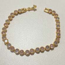 Opalesca Retro Elegant Fashion Versatile Chain Bracelet - Yellow Gold - View 10