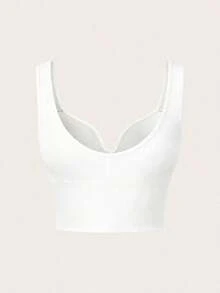 SHEIN Velisys 女款素色日常健身運動內衣 - 彩色 - 查看 6