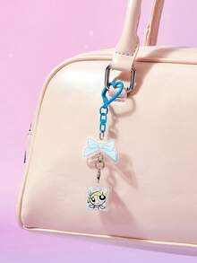 THE POWERPUFF GIRLS X Joivida 可愛卡通鋅合金吊飾，適用於鍵盤、包包、紀念品與收藏品，適合作為禮物，也適用於錢包與書包 - 彩色 - 查看 6