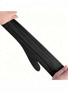 100pcs Disposable Nitrile Gloves, Powder-Free Durable, Latex-Free, Textured Fingertips, Suitable For Home And Kitchen Cleaning, Kitchen, Bathroom, Toilet, Living Room, Painting, Outdoor Travel And Household Tools, Multi-Purpose Gloves (Bagged) - Black - View 9