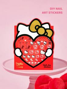 HELLO KITTY AND FRIENDS | SHEIN Cute Nail Sticker, Multi-Purpose Water Sticker Suitable For Manicure, Water Bottle, Stationery And Notebook DIY - Multicolor - View 1