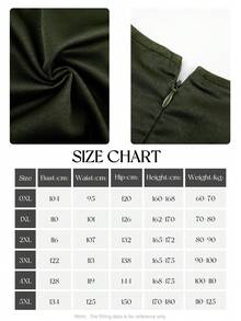 Modelyn Plus Size Patchwork Waist Cinched Long Sleeve A-Line Dress Fall - Green - View 8