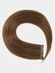 All In One PU Skin Weft Hair Extensions Remy Human Hair #04-Chocolate Brown No Glue Multi Method Install Pre Sealed For Sew In Clip Ins Micro Links Tapes Seamless Invisible Straight For Thinning Fine Hair Women Daily Wedding Party Prom - S04 - View 20