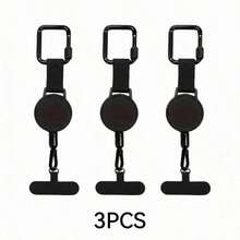 1/3PCS New In 2025 Adjustable Anti-Theft Phone Lanyard With Pull-Out Device, Durable Polyester Fiber, Secure Buckle For Outdoor Sports And Hiking, Outdoor Gear | Adjustable Lanyard | Durable Lanyard, Phone Lanyard/Good Products Sharing! - Black - View 15