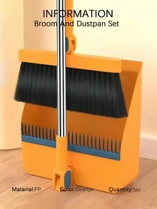 Broom And Dustpan Set, Thickened Transparent High-Grade Household Broom, Wholesale Sweeping Broom Dustpan Combo For Home Use - Multi-colored Broom - View 10
