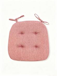 1PC Thickened Cotton Linen Chair Cushion, Universal All-Season Breathable Seat Pad For Dining Chairs, Home Office Comfortable Horseshoe Chair Pad With Non-Slip Bottom - Multicolor - View 3