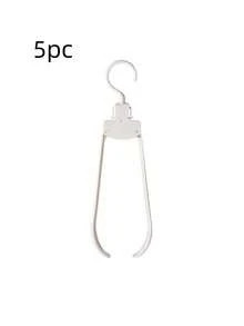 5 cái móc treo quần áo nhựa nhẹ gọn chống trượt di động tiết kiệm không gian bền đa năng dùng cho du lịch công tác ký túc xá phòng ngủ gia đình tủ quần áo sắp xếp lưu trữ quần áo - Nhiều màu - Xem 9